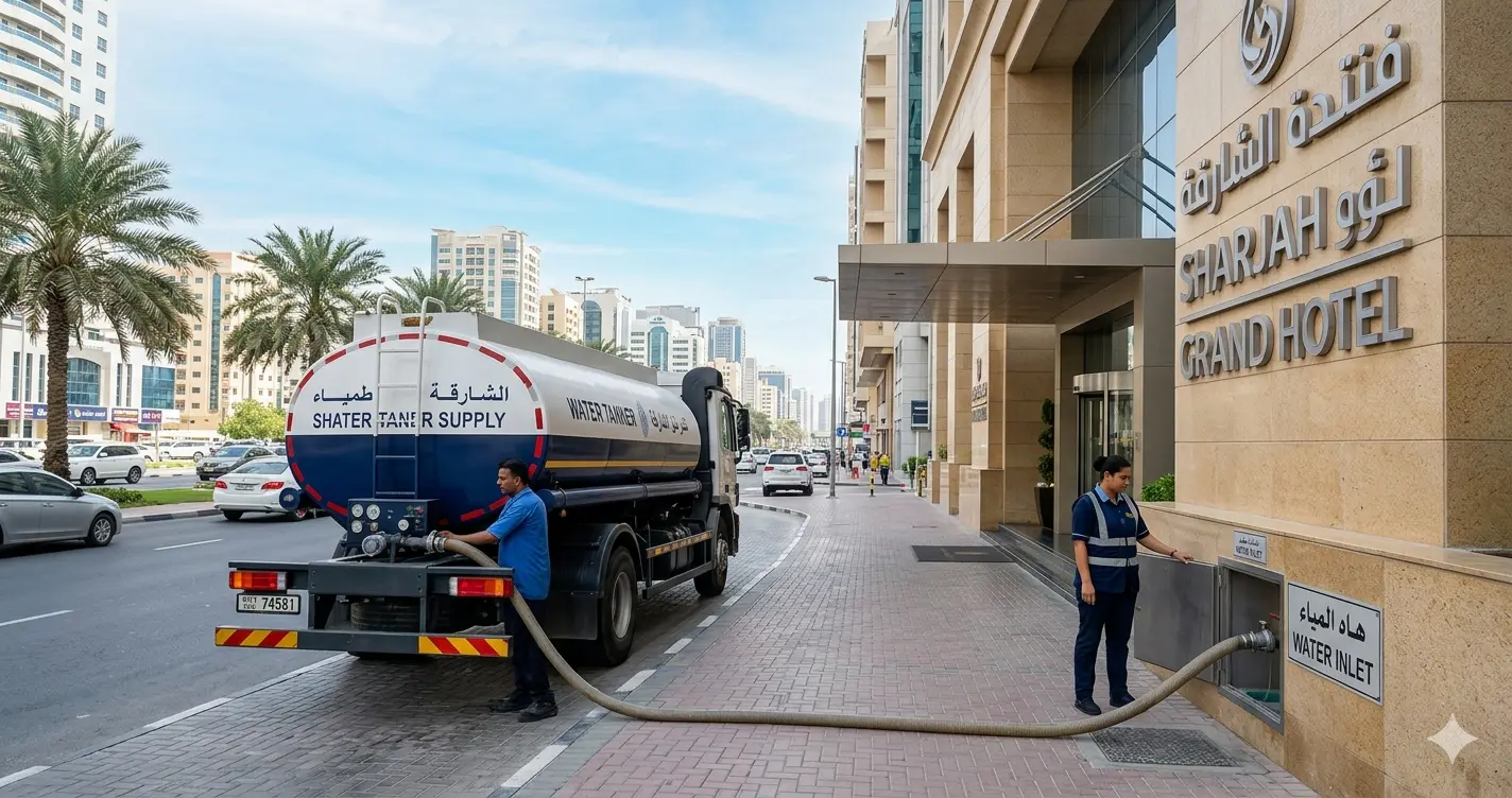 How to Set Up Monthly Water Tanker Supply for Hotels in Sharjah