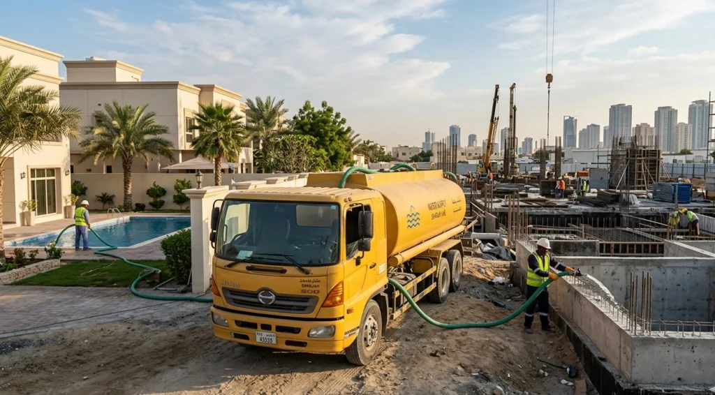 How to Choose the Right Water Tanker Size in Sharjah