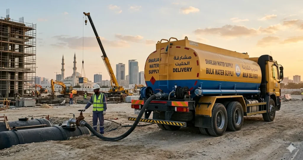 How to Order Bulk Water Delivery for Construction Sites in Sharjah